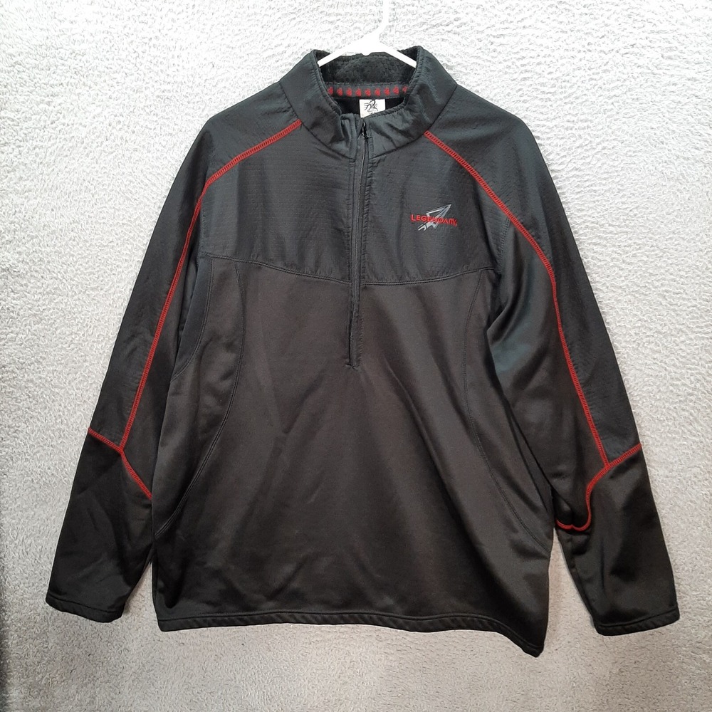 Legendary Whitetails Sweater Adult Extra Large Tall Black Red Sweatshirt Outdoor